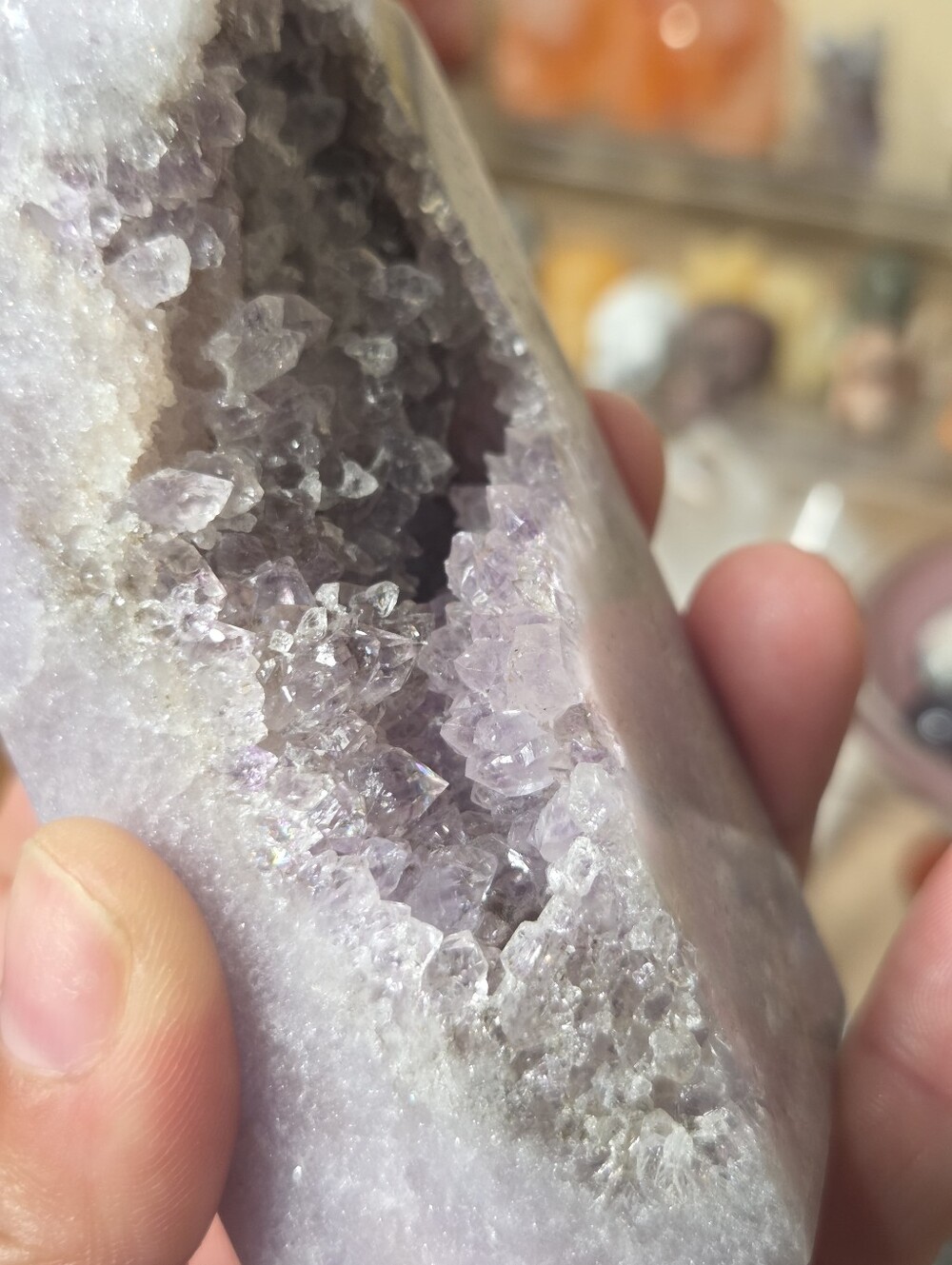Amethyst Tower 4 In ( Stress Relief) - Picture 9 of 9